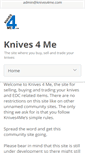 Mobile Screenshot of knives4me.com