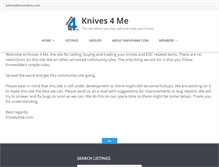 Tablet Screenshot of knives4me.com